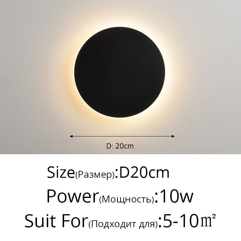 Touch Circular Wall Lamp