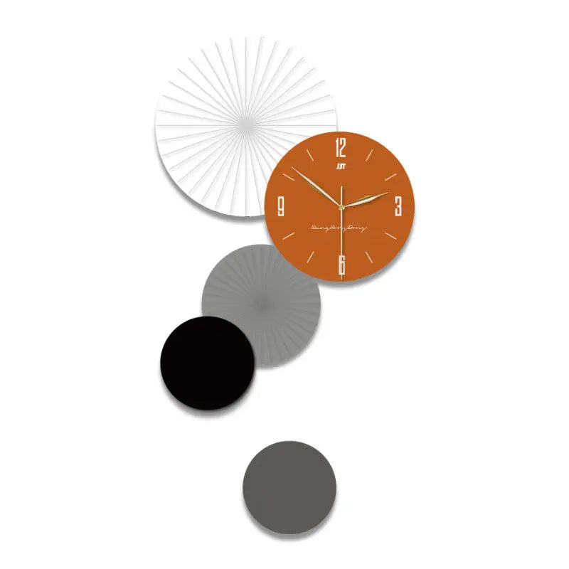 Modern Pinwheel Wall Clock