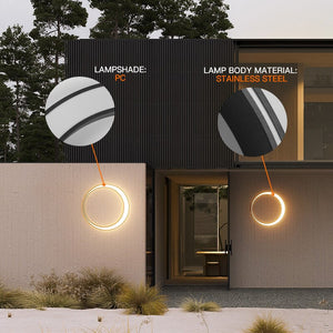 Outdoor Moon Sconce