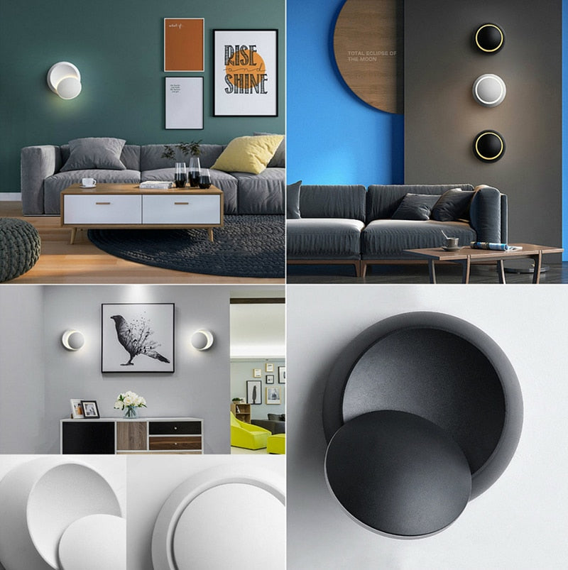 Nordic Rotatable Moon Lamp