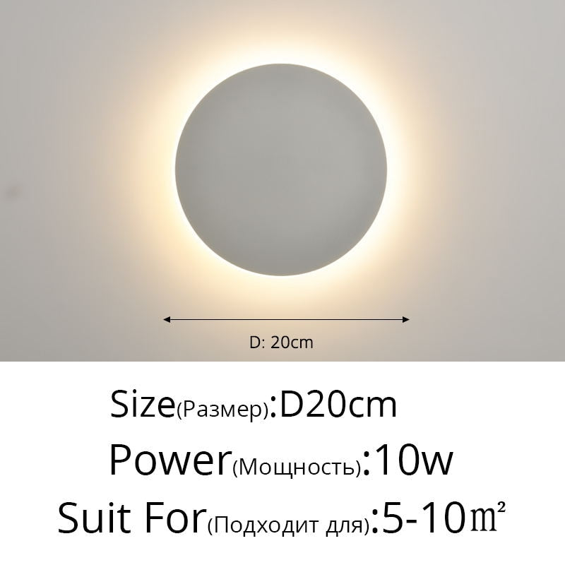 Touch Circular Wall Lamp