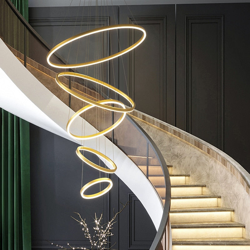 Luxury Multi-Rings Chandelier