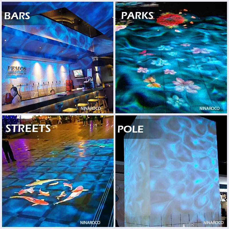 water projector light | water ripple light | water ripple projector | water effect light projector | water wave projector