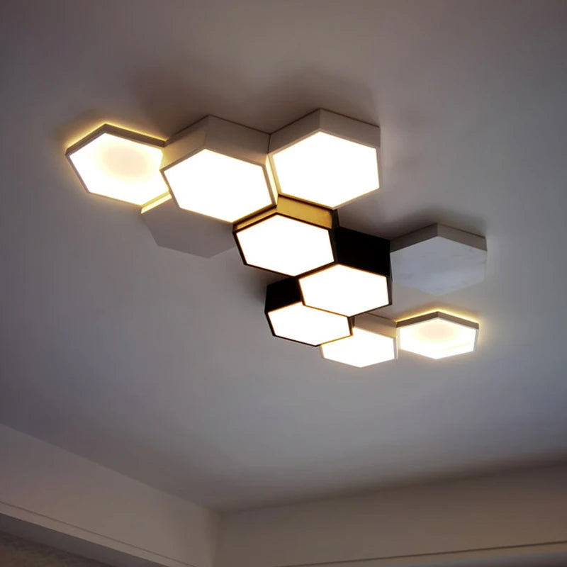 hexagon lights | hexagon led lights | led hexagon lights | hexagon lights for wall | honeycomb led lights | hexagon lights garage | hexagon led ceiling light | hexagon led light panels | hexagon lights ceiling | diy hexagon garage lighting