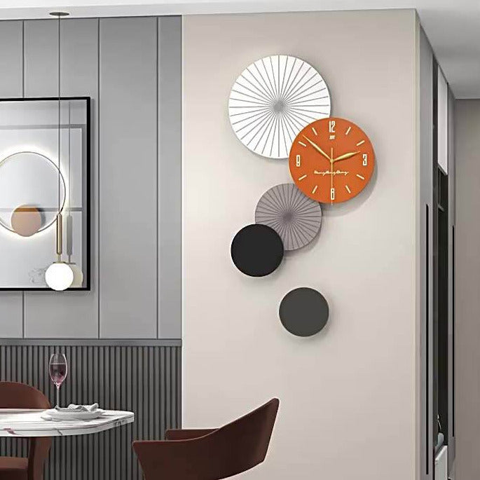 Modern Pinwheel Wall Clock