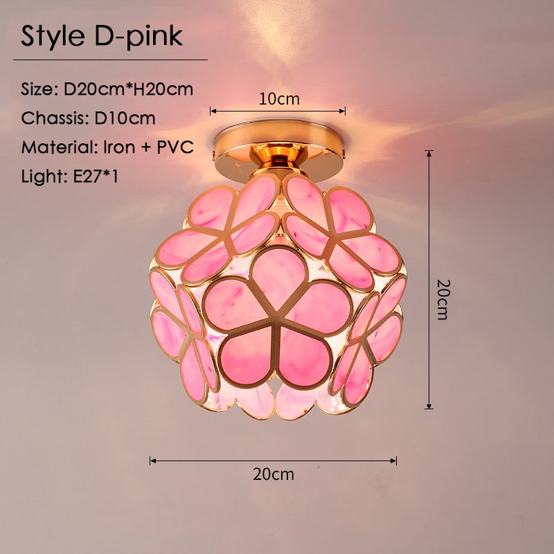 Geometric Flower Ceiling Light