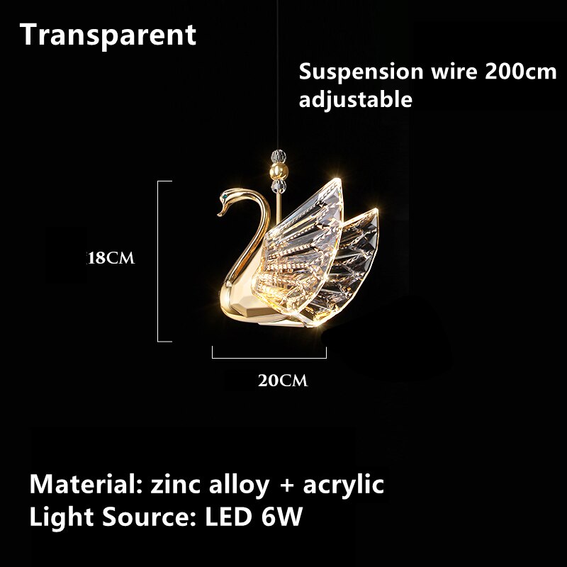 Nordic Swan Pendant Light - iSmart Home Gadgets Limited