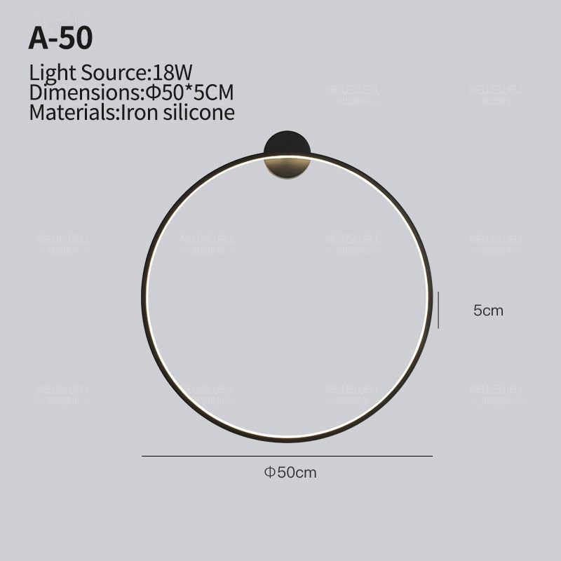 Minimalist Circular Wall Sconce