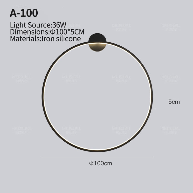 Minimalist Circular Wall Sconce