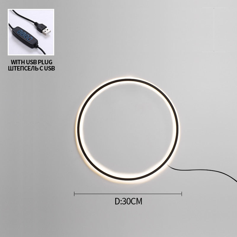 Minimalist Circular Wall Sconce