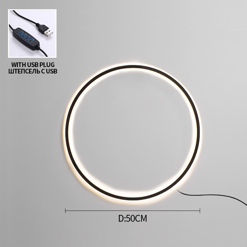 Minimalist Circular Wall Sconce