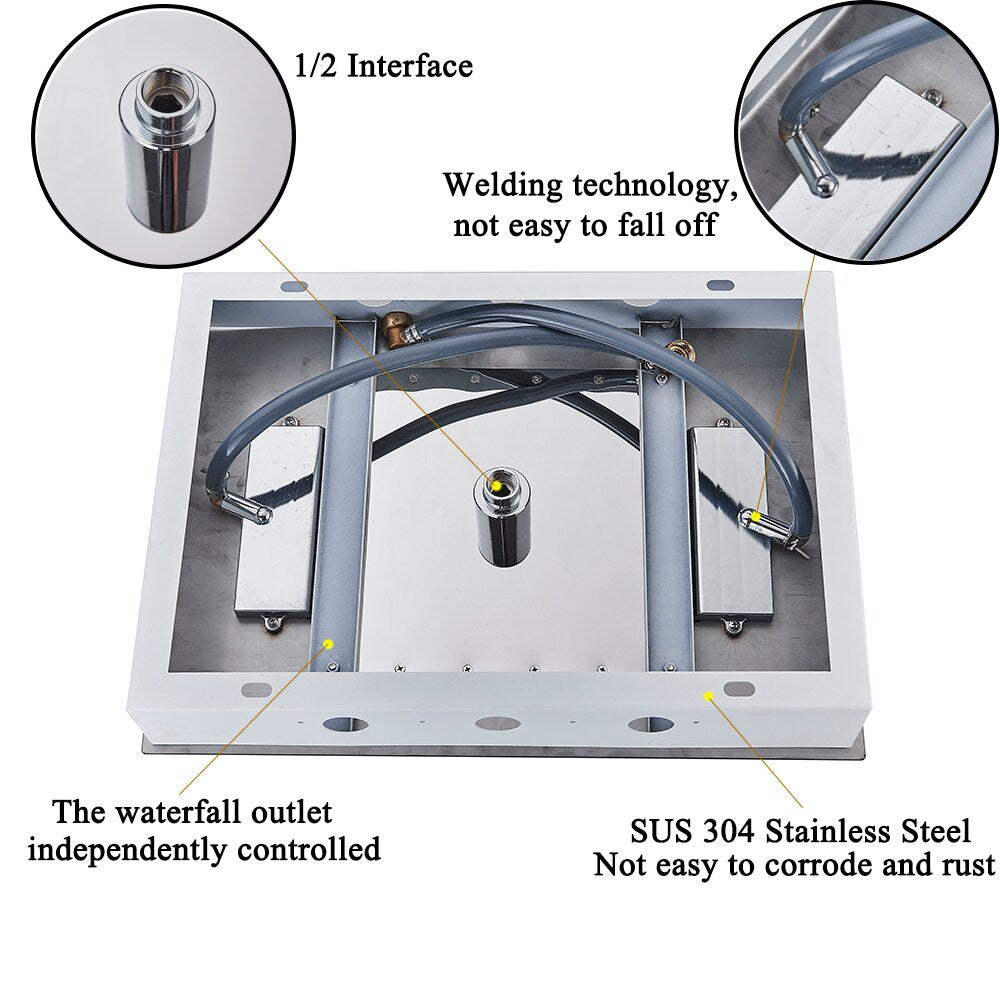 ceiling shower head | ceiling mounted shower head | ceiling mount shower head | ceiling mounted rain shower head | ceiling mount rain shower head | pulse shower head | ceiling shower system