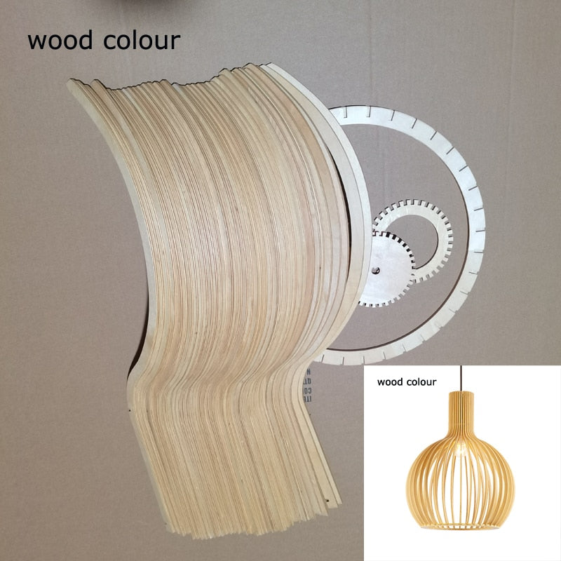 Wood Pendant Light - iSmart Home Gadgets Limited