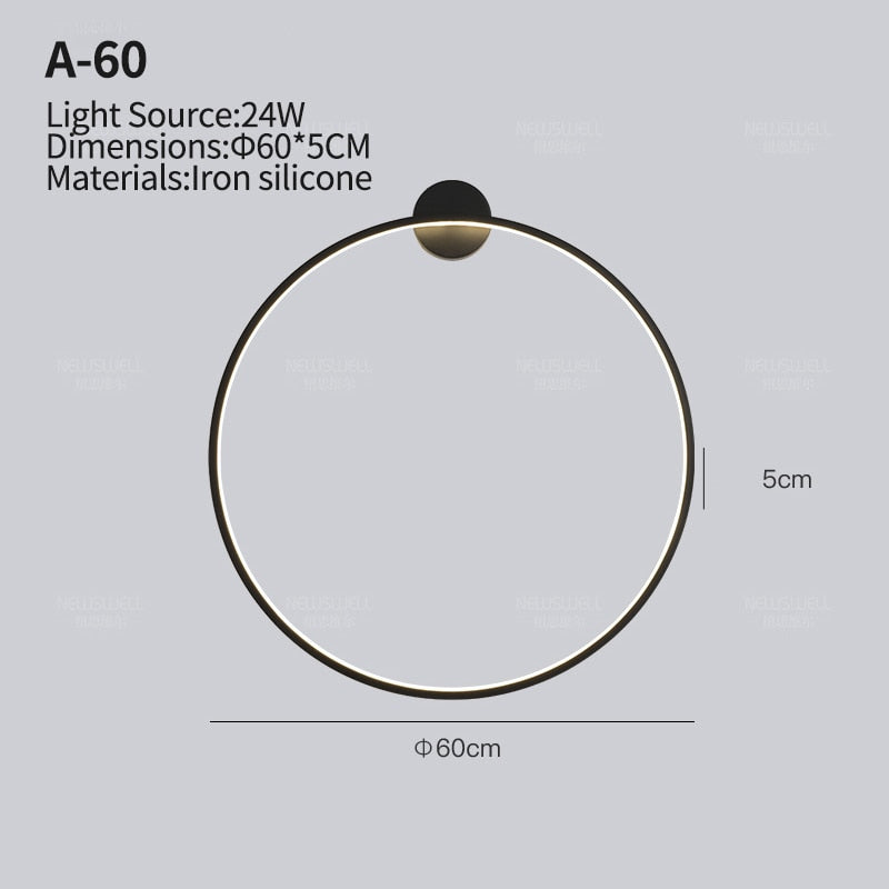 Minimalist Circular Wall Sconce