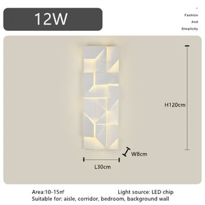 Geometric Minimalist Wall Light