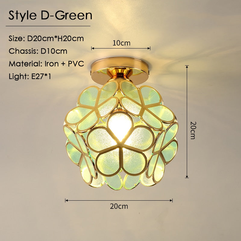 Geometric Flower Ceiling Light