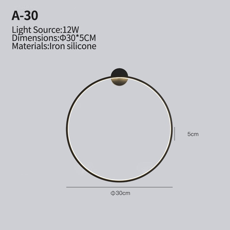 Minimalist Circular Wall Sconce