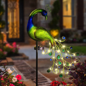 peacock solar light | lighted peacock christmas decoration | peacock solar | fairy peacock light | solar peacock light