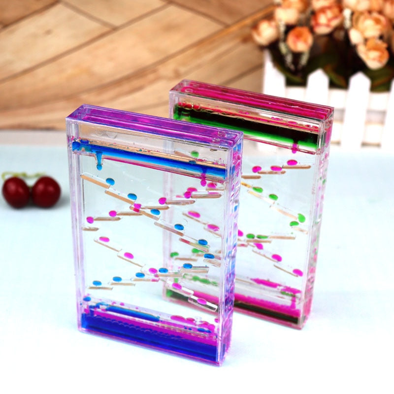 sensory timer | liquid motion bubbler | liquid timer | liquid motion toys | bubble timer | liquid hourglass | water hourglass | liquid motion timer