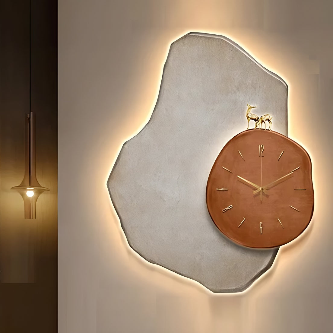 stone wall clock | ancient stone clock | stone table clock | natural stone clock | agate wall clock