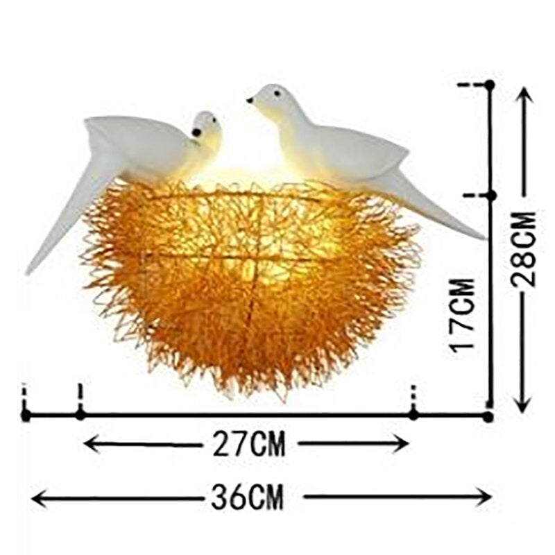 birds nest light fixture | bird nest light | bird nest light fixture | bird nest lamp