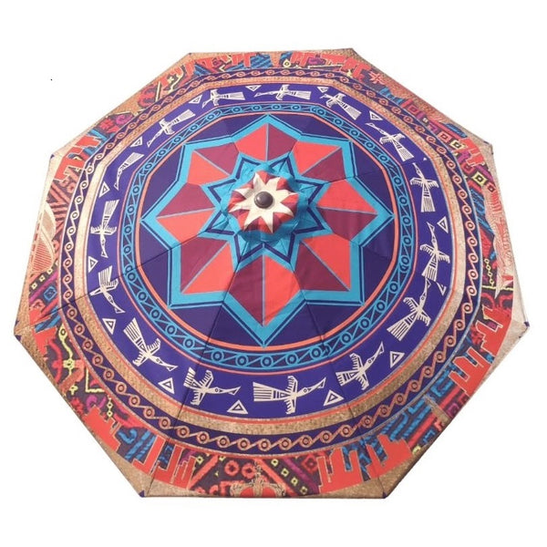 evergreen patio umbrella multicolored Colorful Patio Umbrella