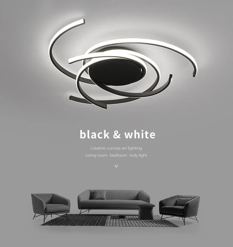 Curved Ceiling Light