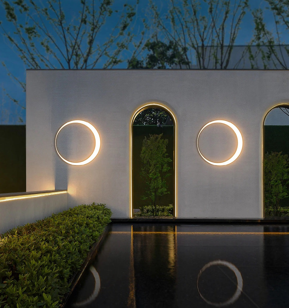 moon wall night light | outdoor moon sconce