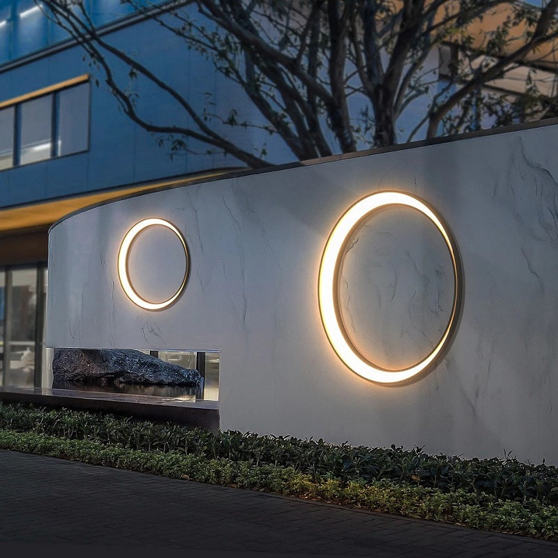 Outdoor Moon Sconce