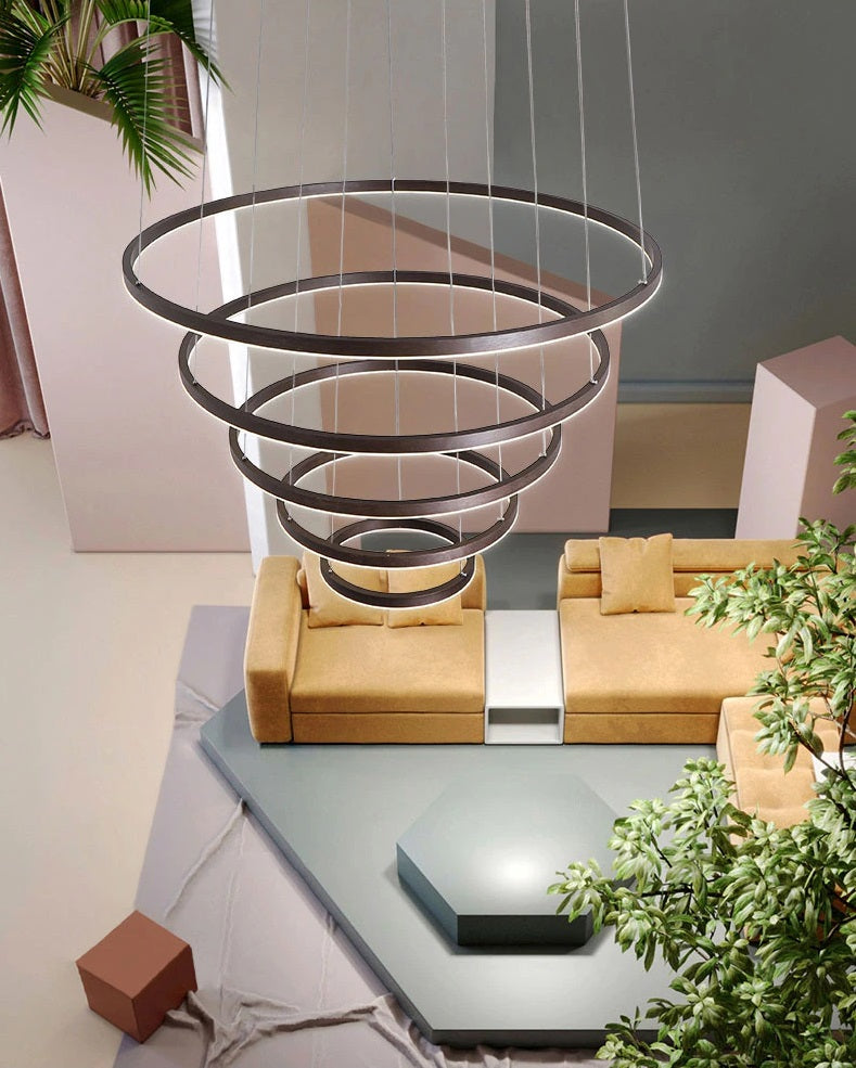 Luxury Multi-Rings Chandelier