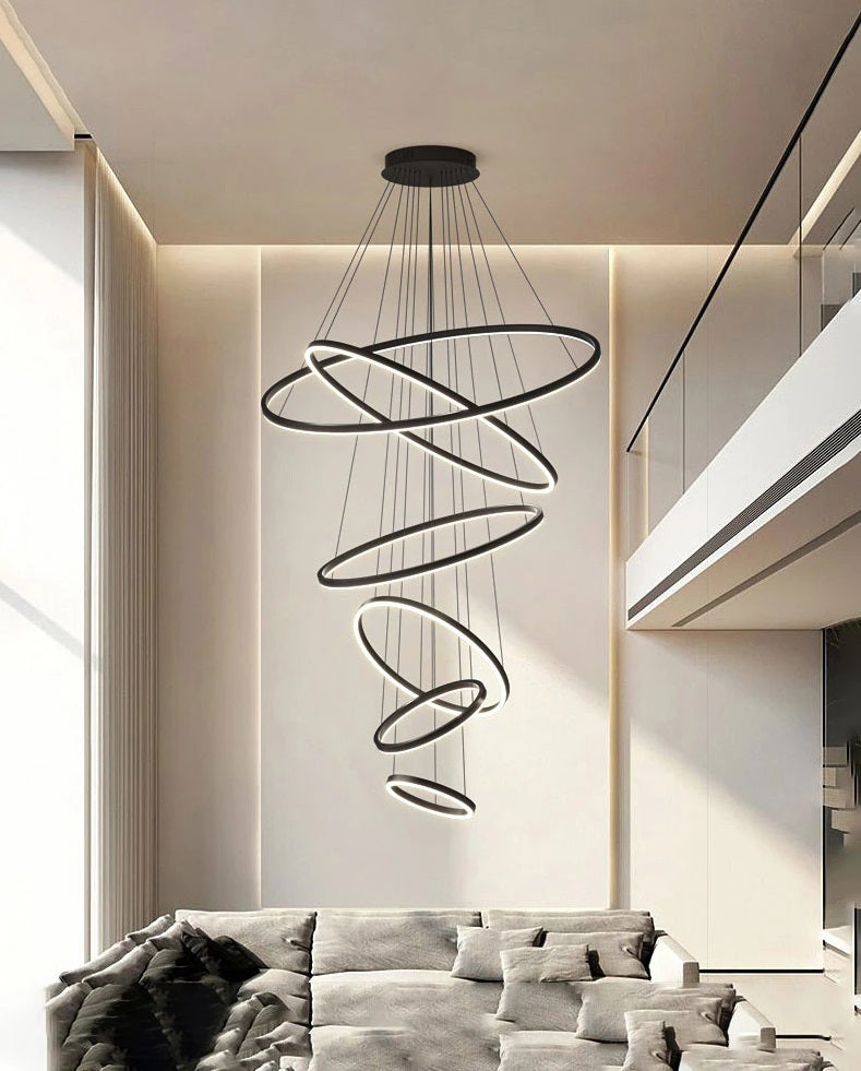 Luxury Multi-Rings Chandelier