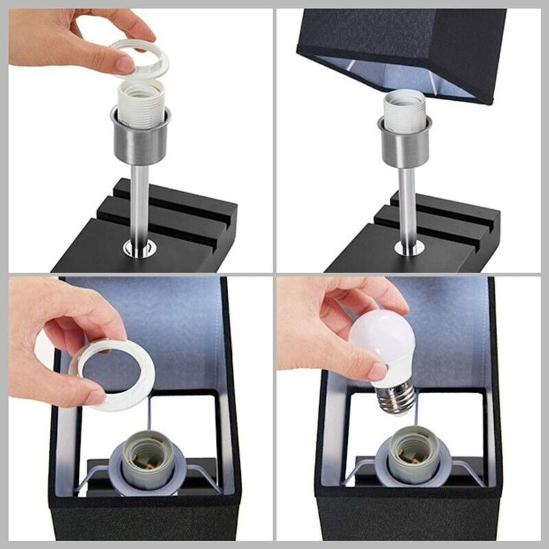 Explore how to discreetly assemble your Desk Lamp Charger SpyCam, incorporating an HD 1080P SpyCam for hidden surveillance by attaching light fixtures and inserting a bulb.