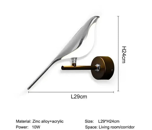 Bird Wall Lamp