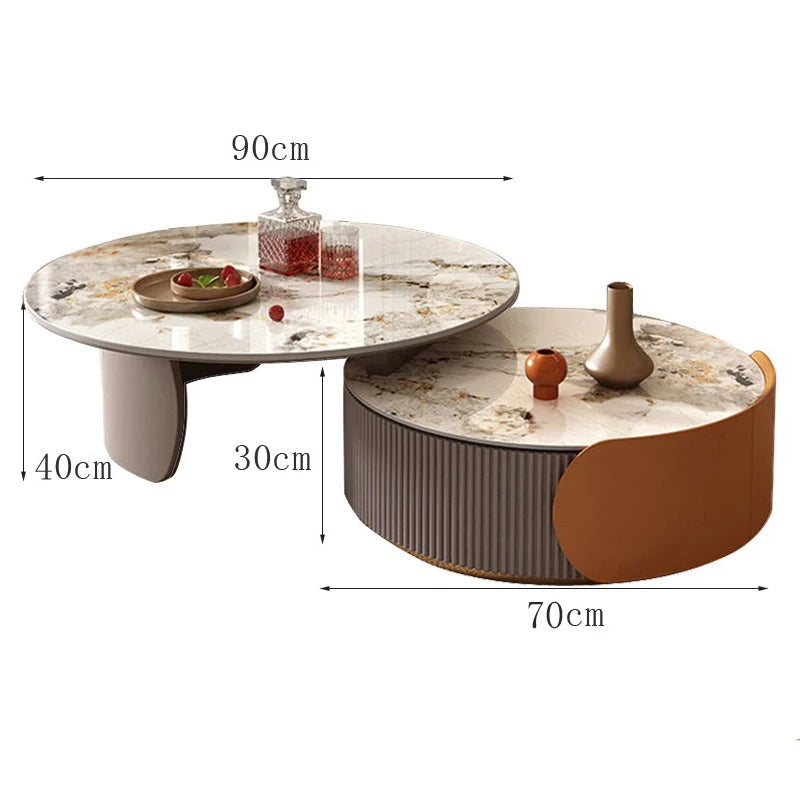 Luxe Round Coffee Table