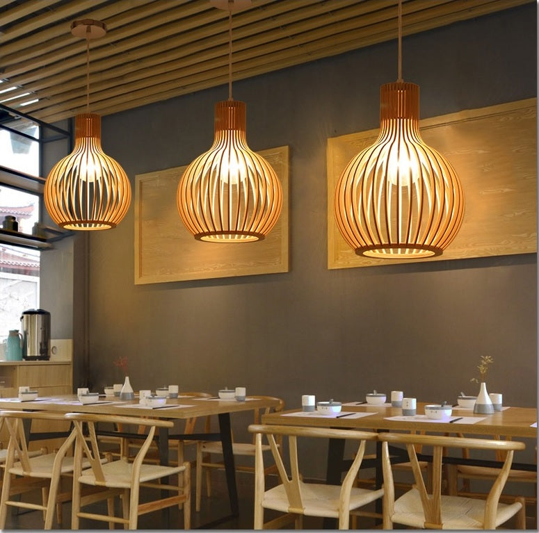 Wood Pendant Light - iSmart Home Gadgets Limited