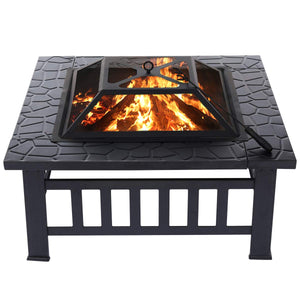 Large Iron Fire Pit (32 Inches) - iSmart Home Gadgets Limited