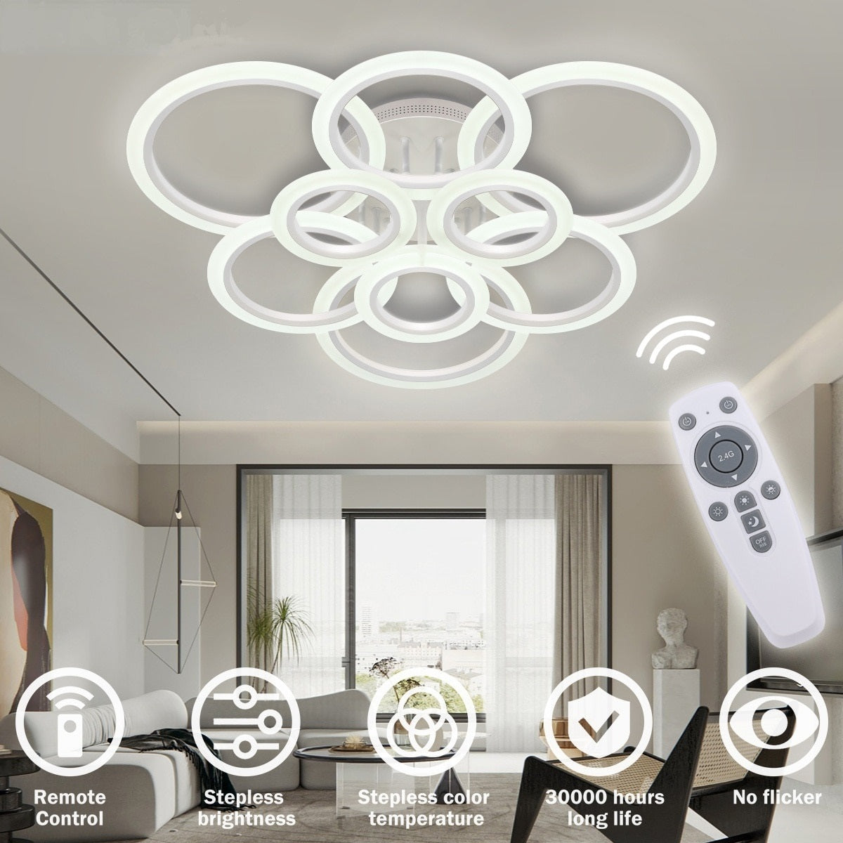 Tania Circle Ceiling Light - iSmart Home Gadgets Limited