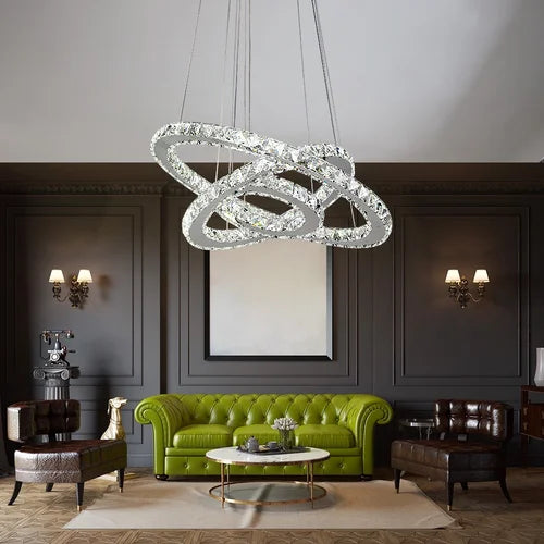 Three-tier Chandelier with Crystal Accents - iSmart Home Gadgets Limited