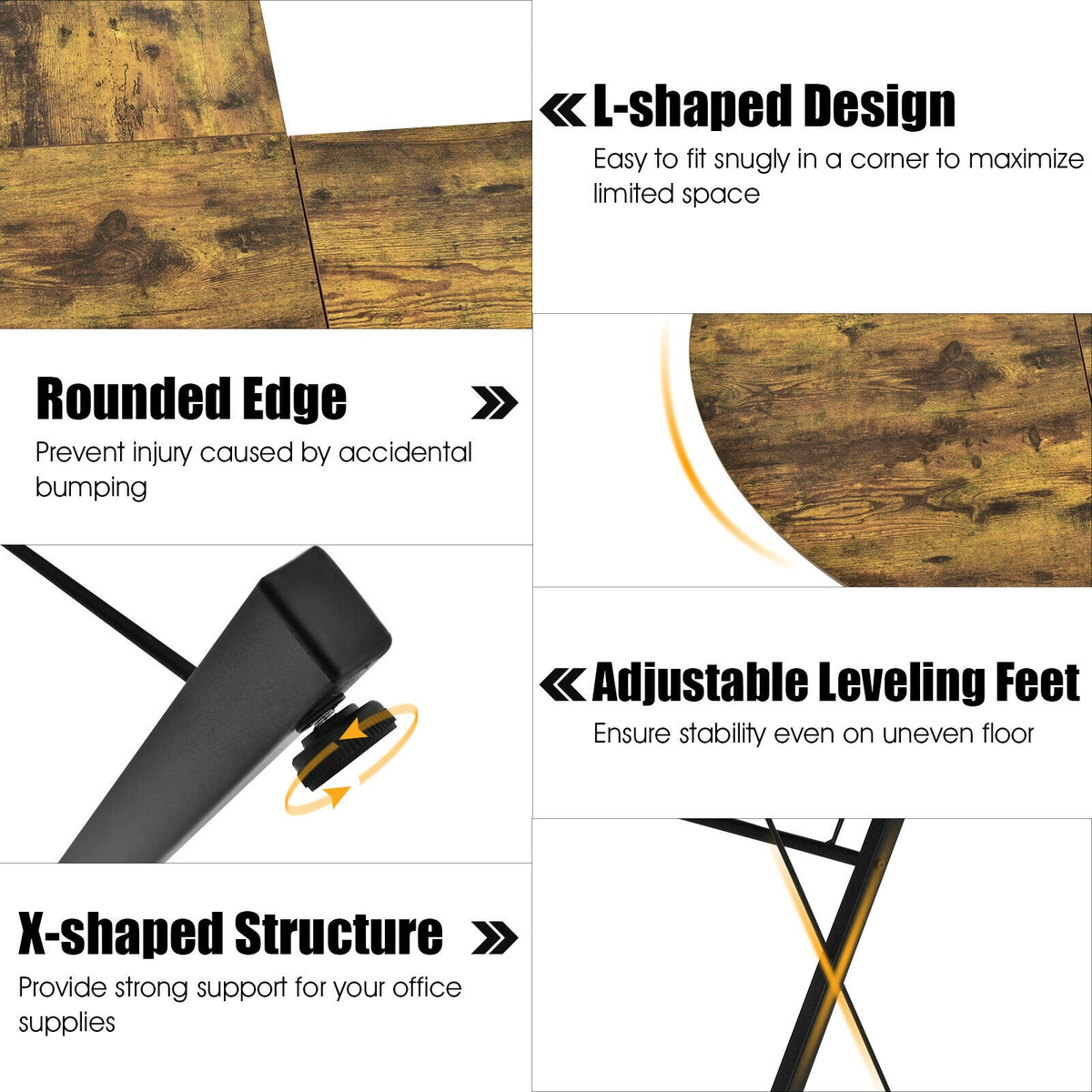 DashPro™ L-shaped Computer Desk - iSmart Home Gadgets Limited
