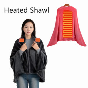 heated shawl | heated shawl wrap | cordless heated shawl | heated shawl for office | electric heated shawl | usb heated shawl