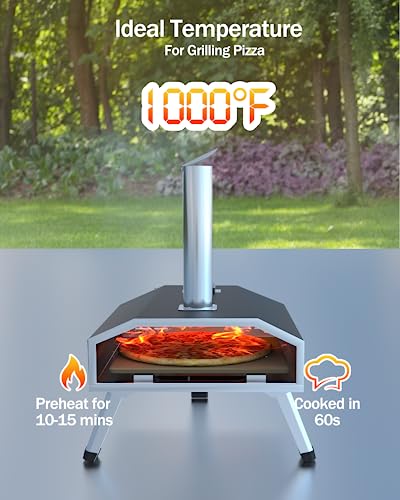 Outdoor Pizza Oven Multi-Fuel Foldable Pizza Maker