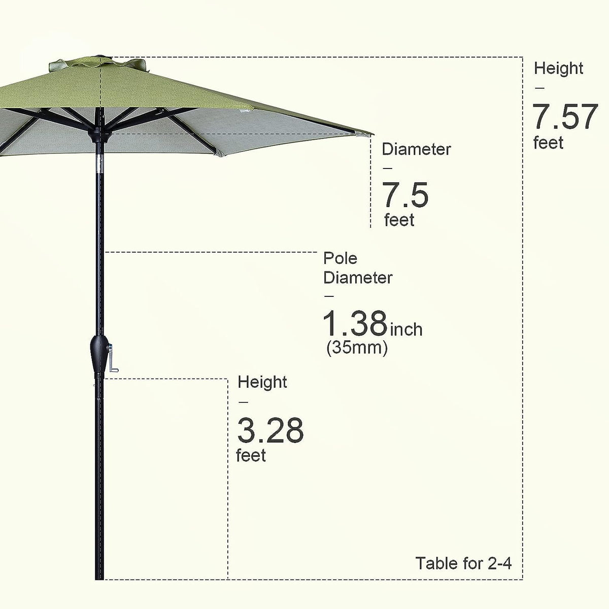 Sleek Patio Umbrella
