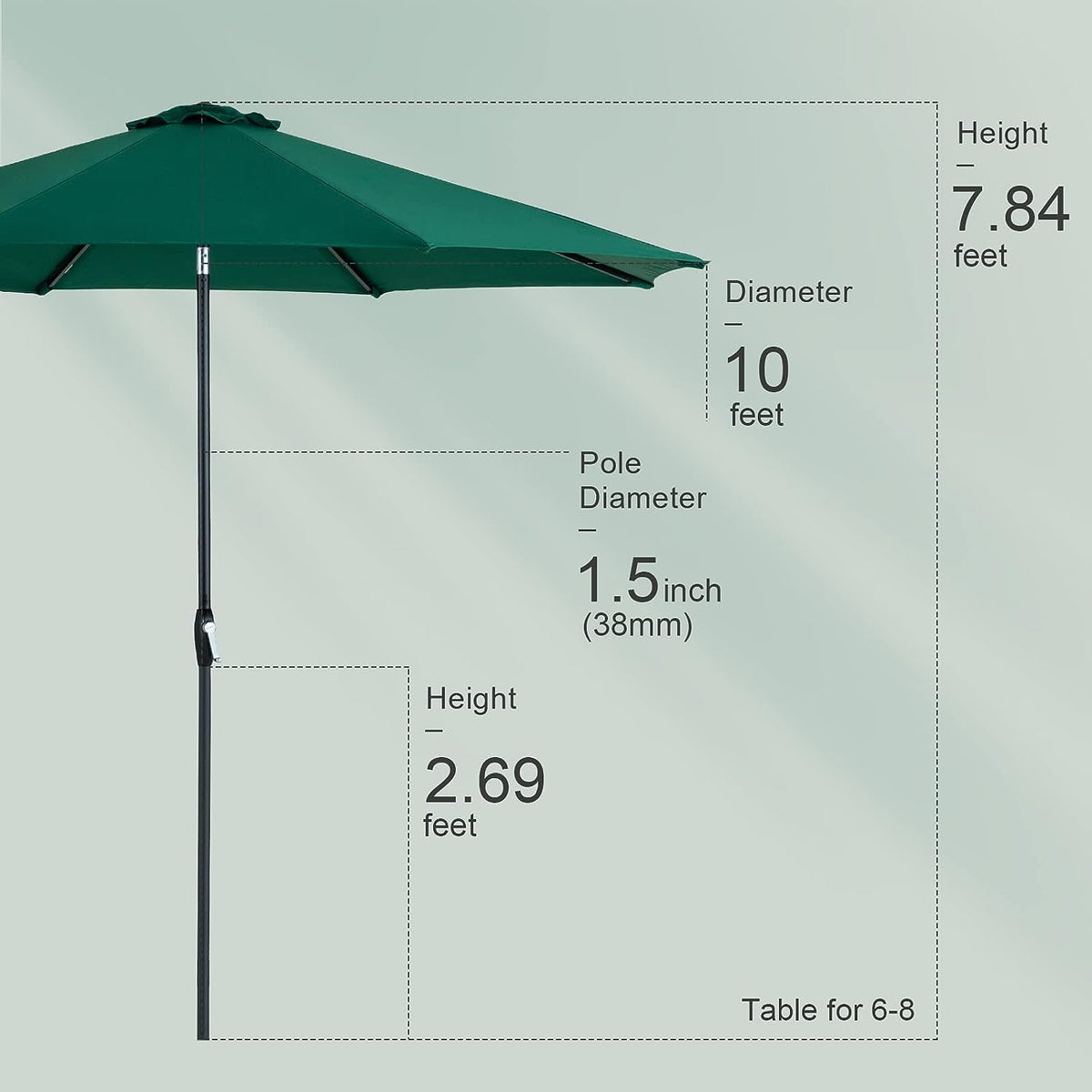 Sleek Patio Umbrella