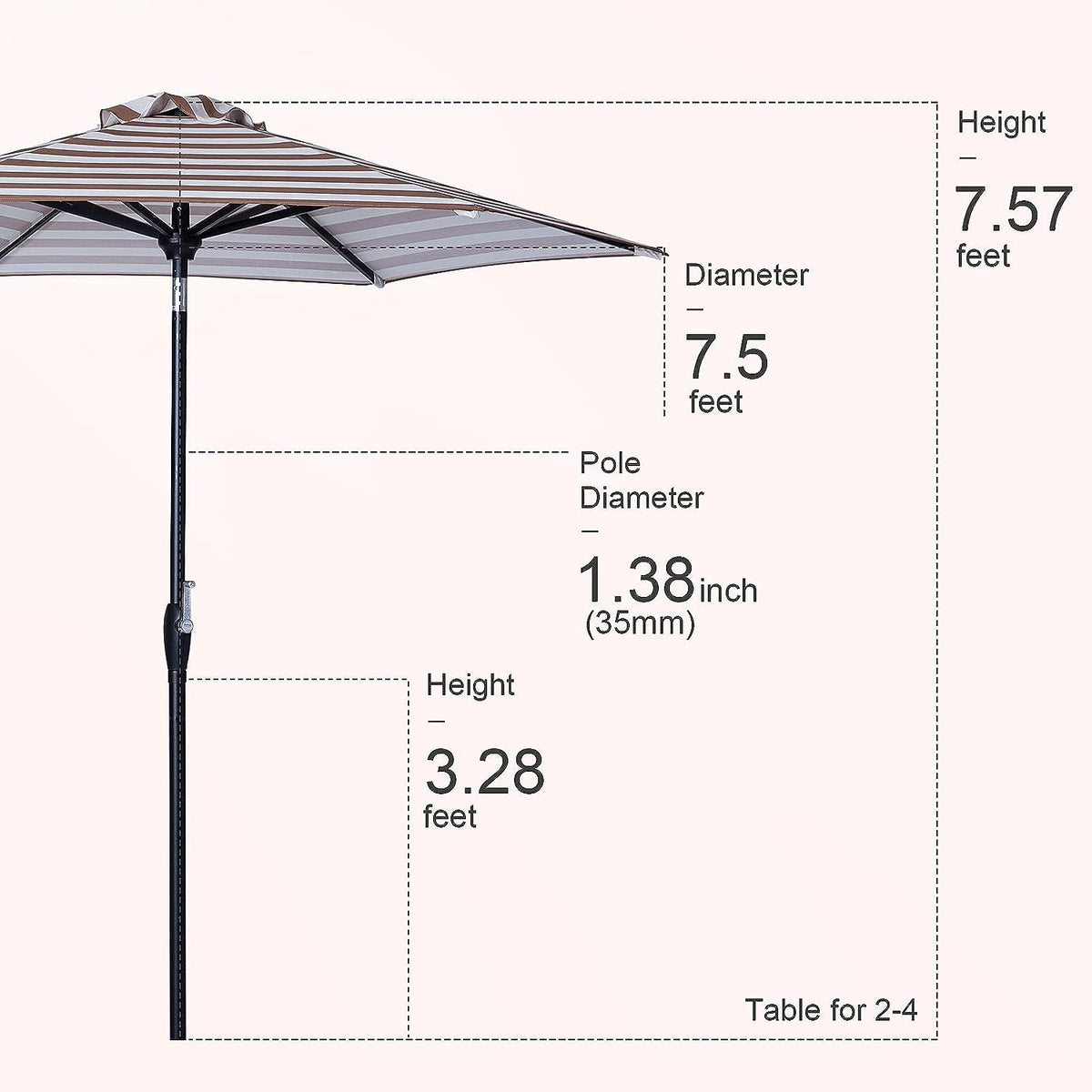 Sleek Patio Umbrella
