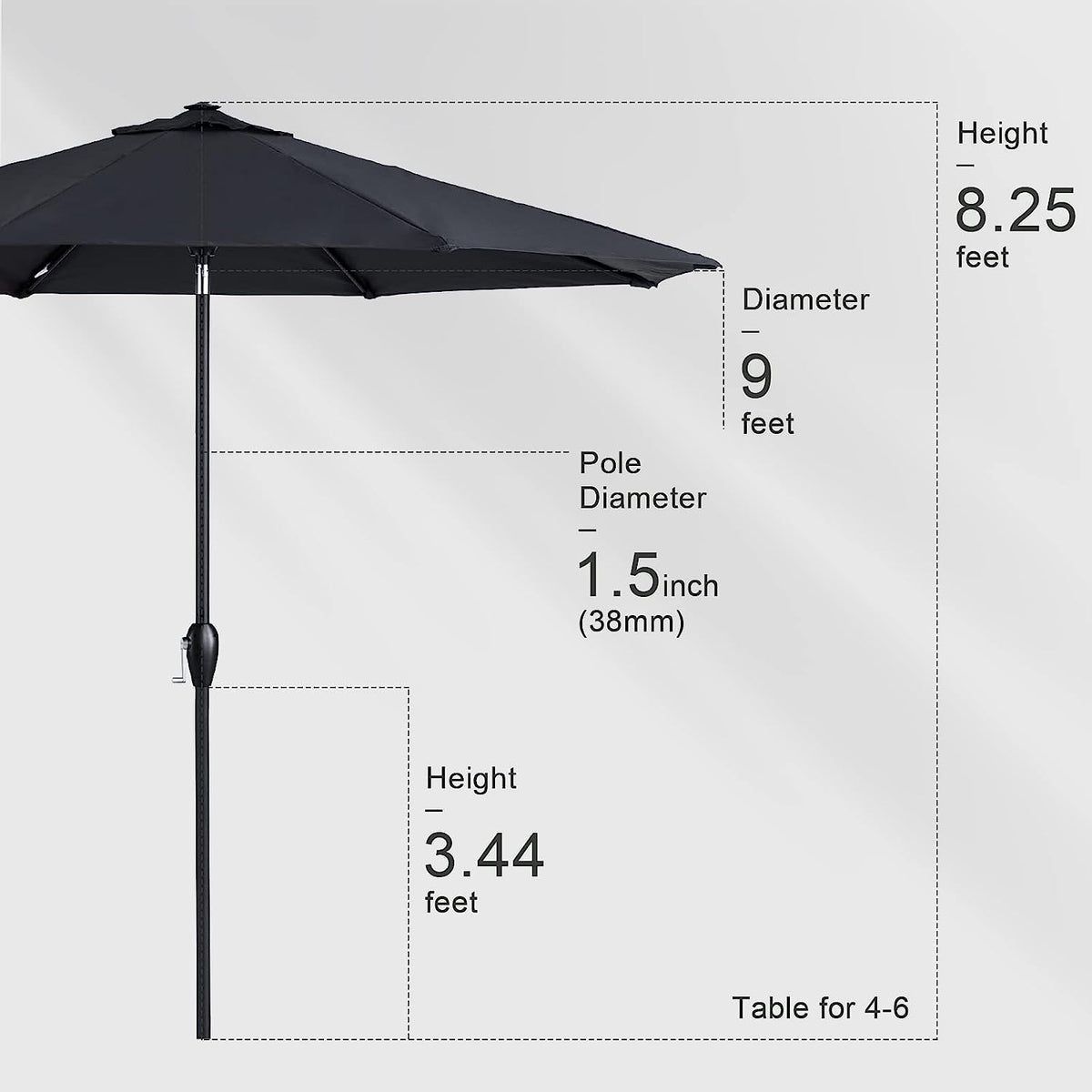 Sleek Patio Umbrella