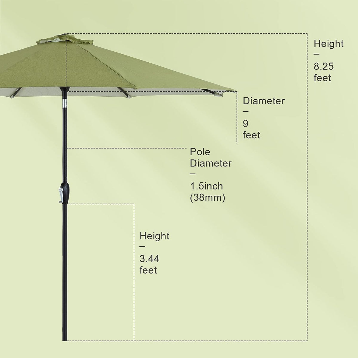 Sleek Patio Umbrella