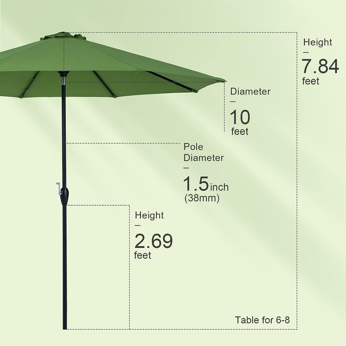 Sleek Patio Umbrella