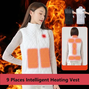 heating vest | heated vest | heated vests | best women's heated vest | heating vest jacket | winter safety vest | keep warm temperature | women's heated vest with battery