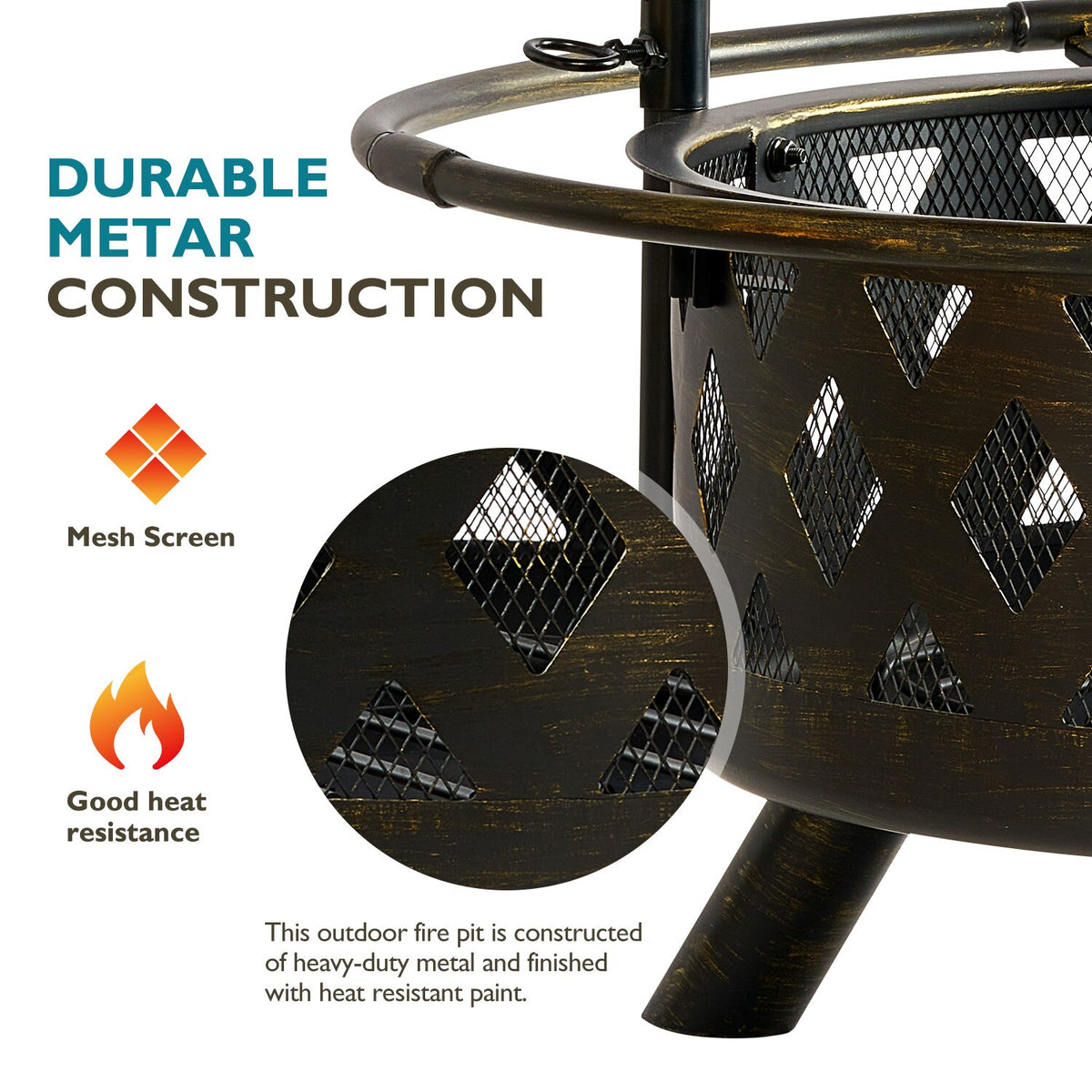 2-in-1 BBQ Grill Fire Pit - iSmart Home Gadgets Limited