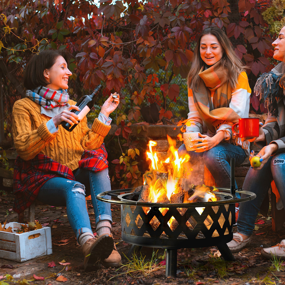 2-in-1 BBQ Grill Fire Pit - iSmart Home Gadgets Limited